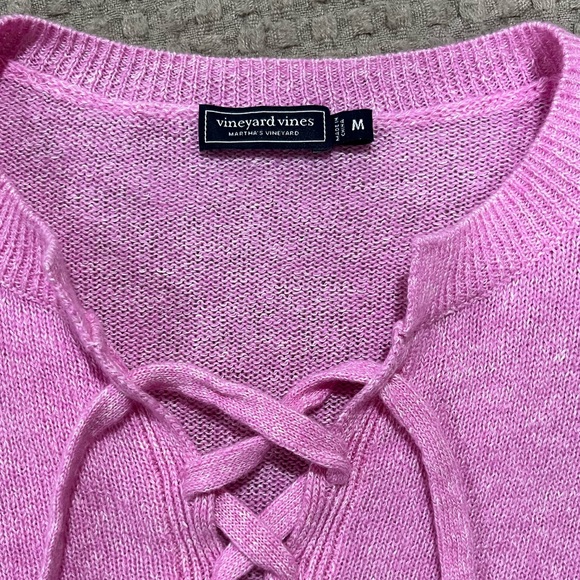 Pink cashmere sweater - Picture 3 of 5